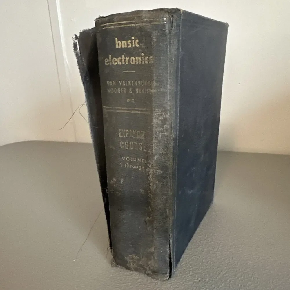 Vintage First Edition “Basic Electronics” 1-6 by Van Valkenbugh 1955 Copyright